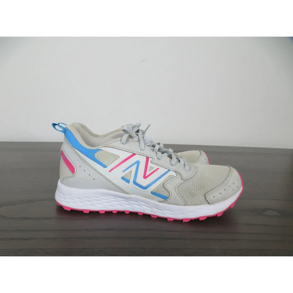 New Balance Fresh Foam 650v1 Kids Youth 5 Gray Pink Athletic Sneakers GK650GP1